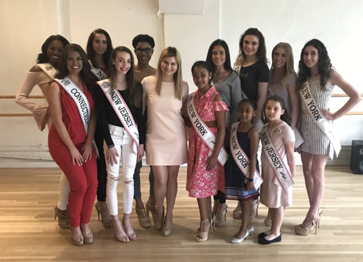 NYC Pageant Coach with Miss New York United States contestants