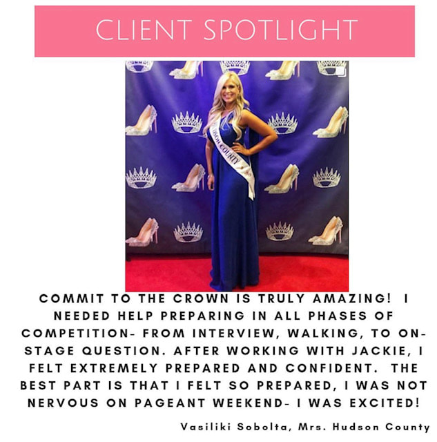 NYC pageant coach Jackie Schiffer's client Mrs. Hudson County